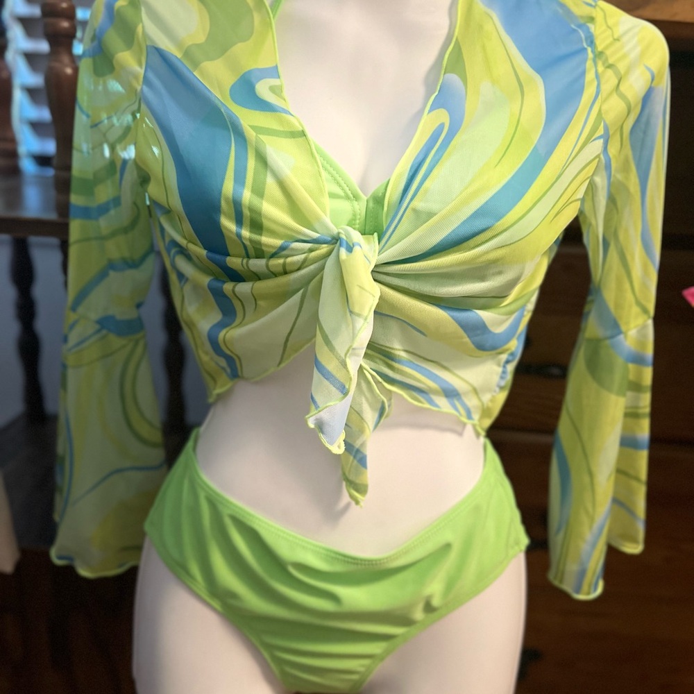 YOUTH BIKINI STYLE SWIMSUIT WITH COVER
